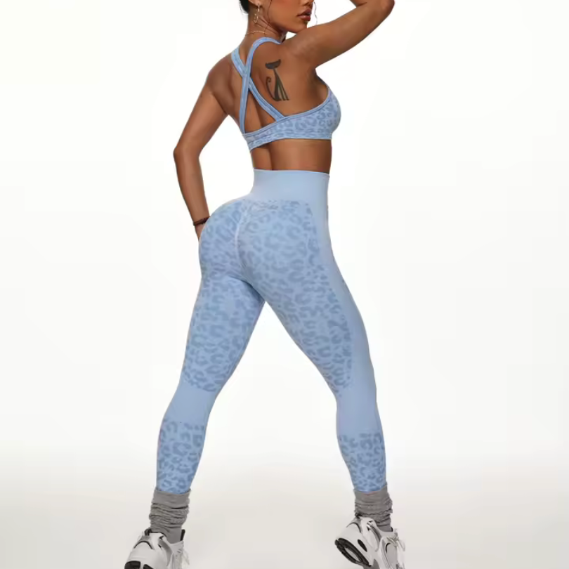 Combinaison de sport léopard